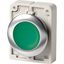 M30I-FDL-G Illuminated pushbutton actuator, RMQ-Titan, flat, momentary, green, blank, Front ring stainless steel thumbnail 2