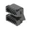 PCB plug-in connector, male header, Solder flange, THT/THR solder connection, 3.50 mm, Number of poles: 36, 90°, Solder pin length (l): 3.2 mm, tinned, black, Box thumbnail 1