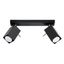 CEILING LAMP MERIDA 2 BLACK GU10 2X40W IP20 thumbnail 1