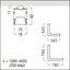 SLN2-C CL MSC L793 BK - Corner channel for LED light line thumbnail 4