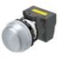 M22N Indicator, Plastic semi-spherical, White, White, 220/230/240 V AC A2265090A thumbnail 1
