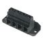 Printed circuit board terminals, 15.00 mm, Number of poles: 8, 90°, Solder pin length (l): 4.5 mm, tinned, black, Clamping yoke connection, Clamping range, max. : 25 mm², Box thumbnail 2