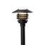 Pole mount. luminaire AVG01M 75W E27 BK thumbnail 1
