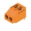 Printed circuit board terminals, 5.08 mm, Number of poles: 2, 180°, Solder pin length (l): 4.5 mm, tinned, orange, Clamping yoke connection, Clamping range, max. : 6 mm², Box thumbnail 2
