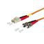 OpDAT patch cord LC-D/2xST OM2, 5.0 m thumbnail 1