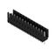 PCB plug-in connector, male header, open side, THT solder connection, 3.50 mm, Number of poles: 13, 180°, Solder pin length (l): 4.5 mm, tinned, black, Box thumbnail 8