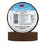 3M™ Temflex™ Vinyl Electrical Tape 165, Brown, 19 mm x 25 m, 100 Rolls thumbnail 1