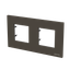 Frame 2-gang / 2+2-modules - IP44 - Anthracite thumbnail 2