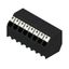 Printed circuit board terminals, 3.81 mm, Number of poles: 8, 135°, Solder pin length (l): 1.5 mm, black, PUSH IN with actuator, Clamping range, max. : 1.5 mm², Tube thumbnail 3
