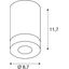 TIGLA ROUND downlight, alu brushed, GU10, max. 50W, with frosted acrylic thumbnail 2