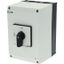 P3-100/I5 On-Off switch, P3, 100 A, surface mounting, 3 pole, with black thumb grip and front plate thumbnail 8
