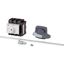 Main switch, P3, 100 A, rear mounting, 3 pole, 1 N/O, 1 N/C, STOP function, with black rotary handle and lock ring (K series), Lockable in the 0 (Off) thumbnail 4