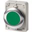 M30C-FDR-G Pushbutton, RMQ-Titan, Flat, maintained, green, Blank, Metal bezel thumbnail 3