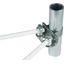 Adapter for angled support StSt f. pipes D 50mm with 2 bolts Al D 16mm thumbnail 1