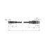 Weld-Splatter Resistant Actuator and Sensor Cable Extension Cable   PKGC3M-2-RSC4T/TXL1001 thumbnail 2