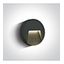 ANTHRACITE WALL LIGHT 3W CCTV DARK LIGHT IP65 230V thumbnail 1
