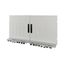 XSDMV406135-S Device area door, ventilated, IP42, double wing, HxW=600x1350mm, grey thumbnail 3
