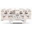 4-conductor shield terminal block 4 mm² side and center marking white thumbnail 3