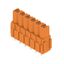 PCB plug-in connector, female header, Dovetails for fixing blocks, THT solder connection, 5.08 mm, Number of poles: 6, 180°, Solder pin length (l): 3.2 mm, tinned, orange, Box thumbnail 1