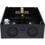 P3-100/I5 On-Off switch, P3, 100 A, surface mounting, 3 pole, with black thumb grip and front plate thumbnail 35