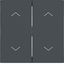 Double seesaw, with printed two arrow symbols, A.x/C.x, anthracite thumbnail 1