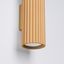 UP-DOWN WALL LAMP GOLD CARBON 20CM FOR BEDROOM WITH CORRUGATED LAMPSHADE 2XGU10 thumbnail 6