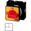 T3-1-102/E-RT On-Off switch, T3, 32 A, flush mounting, 1 contact unit(s), 2 pole, Emergency switching off function, with red thumb grip and yellow front plate thumbnail 5