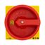 T3-2-8324/EA/SVB Main switch, T3, 32 A, flush mounting, 2 contact unit(s), 4 pole, Emergency switching off function, With red rotary handle and yellow locking ring thumbnail 29