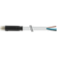 M8 male 0° A-cod. snap-in with cable PVC 3x0.25 gy UL/CSA 20m thumbnail 1