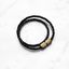 DOUBLE BRACELET / 40CM / BLACK / BRASS thumbnail 1