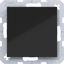 Cover plate with center plate, A.x/C.x, night black gloss thumbnail 1