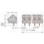 PCB terminal block 2.5 mm² Pin spacing 7.5/7.62 mm gray thumbnail 2