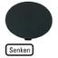 M22-XDP-S-D18 Button plate, mushroom black, DECREASE thumbnail 1