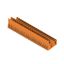 PCB plug-in connector, male header, open side, THT solder connection, 5.08 mm, Number of poles: 42, 90°, Solder pin length (l): 3.2 mm, tinned, orange, Box thumbnail 5