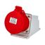 Wall socket 23392 400V 32A 4P 6h IP44 thumbnail 1