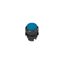 Spring-return blue projecting pushbutton thumbnail 2