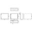 Wall-mounted enclosure 1 door IP65 H=600 W=800 D=300 mm thumbnail 2