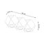 CEILING LAMP WOODY 3 NATURAL WOOD GU10 3X40W IP20 thumbnail 5