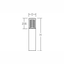 MEGA TOWER F, 18 W, 1600 lm, 840, anthracite, smart+free Bollards, D 1 thumbnail 3