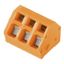 Printed circuit board terminals, 5.00 mm, Number of poles: 10, 135°, Solder pin length (l): 3.5 mm, tinned, orange, Tension-clamp connection, Clamping range, max. : 2.5 mm², Box thumbnail 1