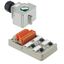 Hood version with M20 outlet, M12, 30 V, A-coded, LED: Yes, LED initiator: Yes, Wiring type: PNP thumbnail 2