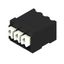 Printed circuit board terminals, 3.50 mm, Number of poles: 3, 90°, black, PUSH IN with actuator, Clamping range, max. : 1.5 mm², Tape thumbnail 2