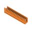 PCB plug-in connector, male header, open side, THT solder connection, 3.50 mm, Number of poles: 15, 180°, Solder pin length (l): 3.2 mm, tinned, orange, Box thumbnail 2