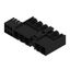 PCB plug-in connector, male header, closed side, Middle flange, THT solder connection, 7.62 mm, Number of poles: 5, 270°, Solder pin length (l): 3.5 mm, tinned, black, Box thumbnail 2