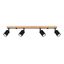 CEILING LAMP VERDO 4 BLACK GU10 4X10W IP20 thumbnail 1