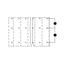 Triple-deck PCB terminal block 2.5 mm² Pin spacing 10.16 mm orange thumbnail 3