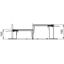 OKA-W40010050DR9 Flushfloor trunking unit for service unit GESR9 2400x400x100 thumbnail 2
