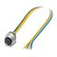 SACC-E-FSD-4P-M16/0,5 SCO GN - Device connector front mounting thumbnail 3