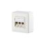 E-DAT modul 3 port AP Cat.6A, pure white thumbnail 1