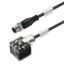 Valve cable (assembled), Straight plug - valve plug, Design A (18 mm), M12 = A-coded, Cable length: 1.5 m, PUR thumbnail 2